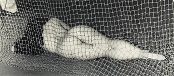 WEEGEE (1899-1968) Performer in Paddy Wagon * Female Nude in Net * Girls in theatre.